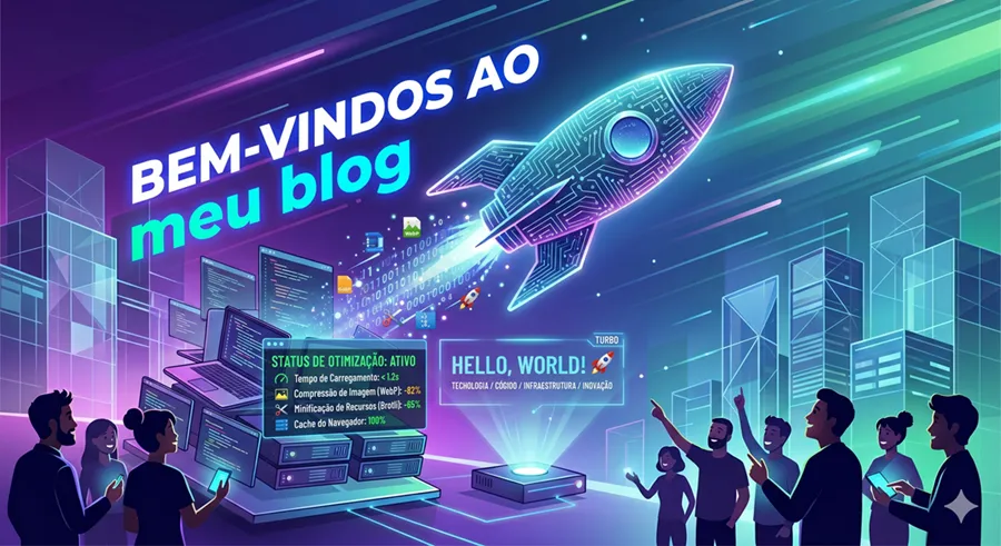 🚀 Hello, World! Bem-vindos ao meu blog